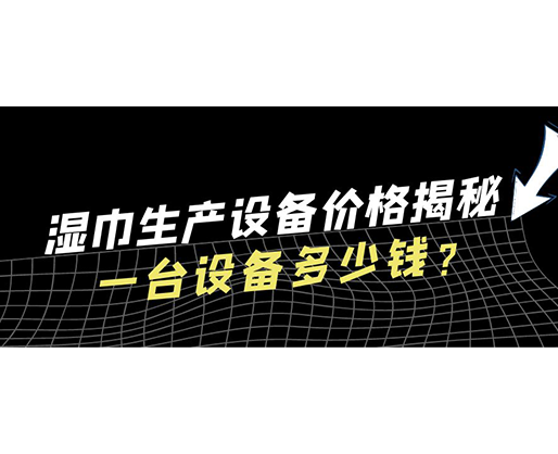 濕巾生產(chǎn)設備價格揭秘！一臺設備多少錢？